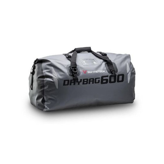 Sacoche de selle étanche à lanières Drybag 600 gris/noir SW Motech MT09 Tracer -
