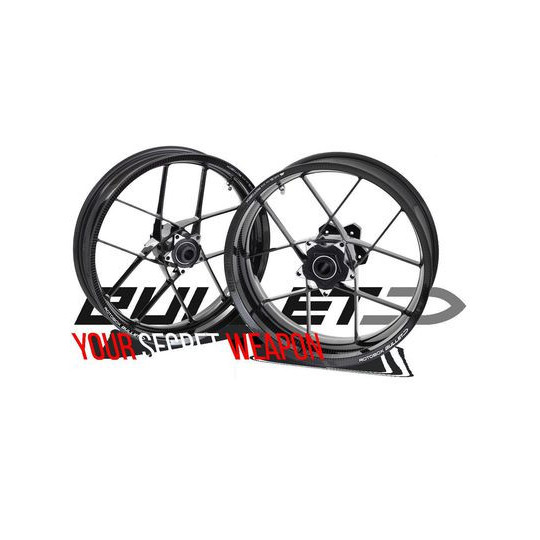 Paire de Jantes carbone forgé BULLET super légère Rotobox - REVOLUTIONNAIRE Honda CBR 1000 RR 17-19
