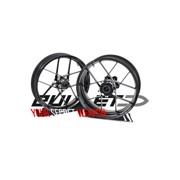 Paire de Jantes carbone forgé BULLET super légère Rotobox - REVOLUTIONNAIRE Honda CBR 1000 RR 17-19