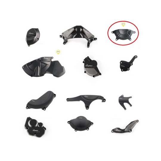 Protection moteur Lightech en alu taillé masse - BMW S1000 RR 19-20 alternateur