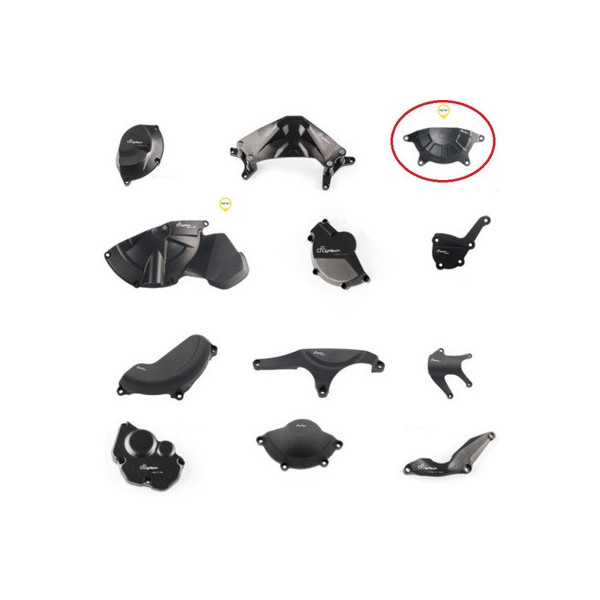 Protection moteur Lightech en alu taillé masse - BMW S1000 RR 19-20 alternateur