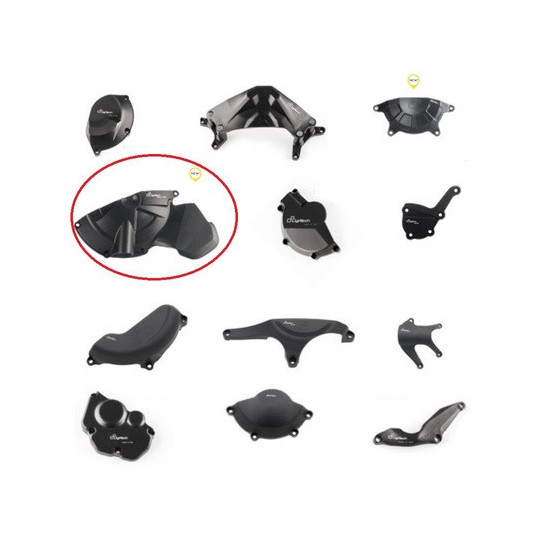 Protection moteur Lightech en alu taillé masse - BMW S1000 RR 19-20 Allumage