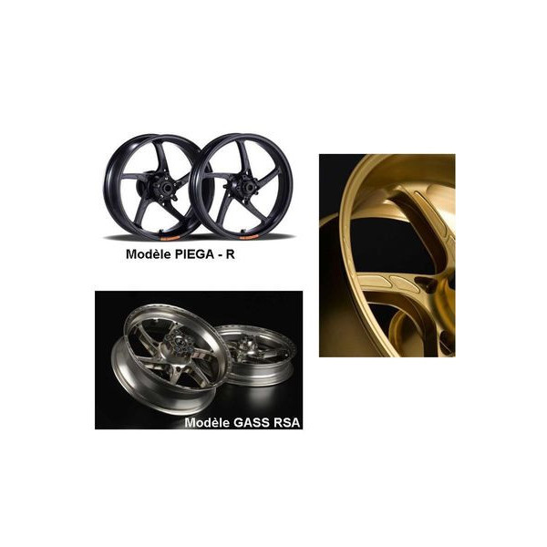 Paire de Jantes aluminium forgé supère légère OZ - Suzuki GSXR 750 06-07