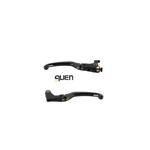 Kit Levier de frein embrayage repliables Alien (flip up) Lightech - Honda CB1000R 18/CBR600RR 07-18/CBR1000RR 08-20
