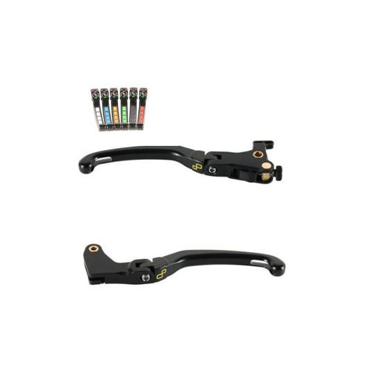 Kit Levier de frein embrayage repliables Alien (flip up) Lightech - Kawasaki Z1000SX 17-19/ZX6R 636 19-20