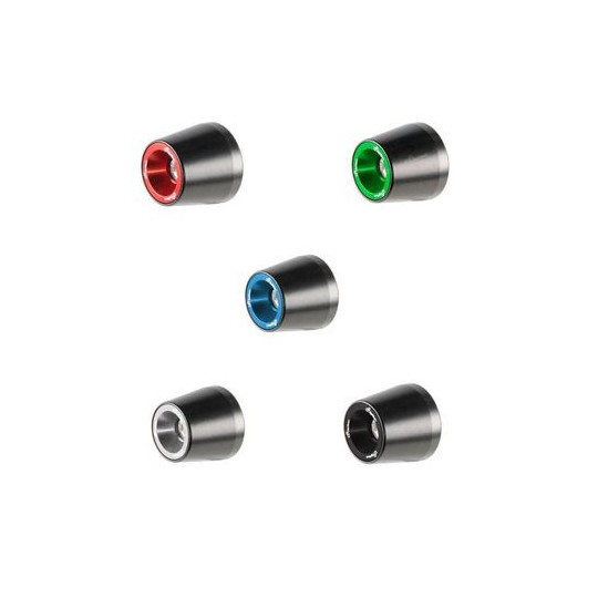 Embouts de guidon anodisés pour guidon d'origine Lightech avec réduction des vibrations - Kawasaki Z 650 17-20