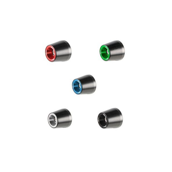 Embouts de guidon anodisés pour guidon d'origine Lightech avec réduction des vibrations - BMW S1000 RR 19-20