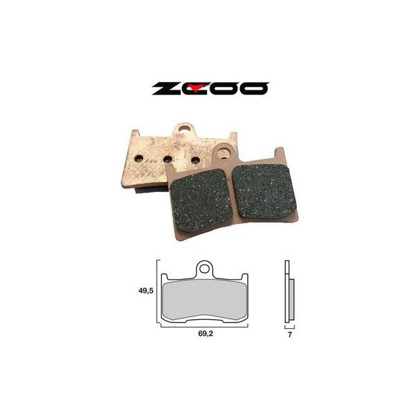 Plaquettes de frein avant ZCOO ZRM-N005EX