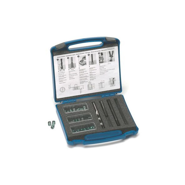 Coffret de réparation filetage HeliCoil par dimension Filetage M16 X 1.50 - longueur 16 - 24 - 32 (30 inserts)