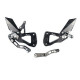 Commandes reculées Lightech Suzuki GSXR 1000 17-18 Repose pied fixe