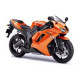 Protection carter démarreur et vilo en carbone  Access Composites AC Kawasaki ZX6R 2007-2008