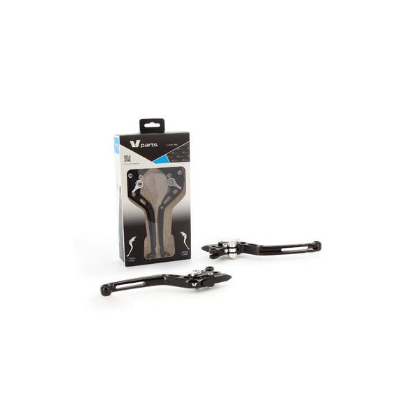 Kit Levier de frein et d'embrayage fixes V-Parts taillés masse - BMW S1000 R 14-16