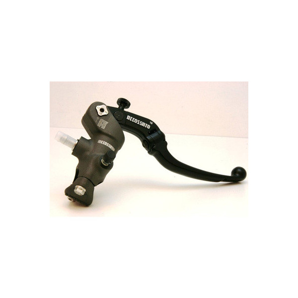 Maitre cylindre de frein PRS forgé Accossato - 19 X 17-18-19 levier repliable court (15 cm)