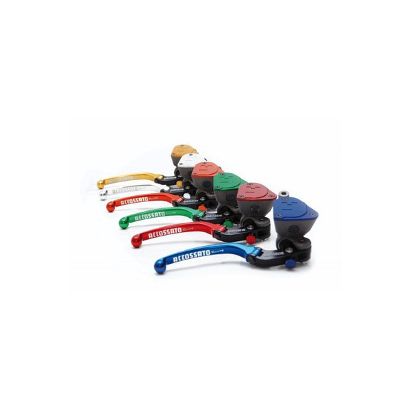 Maitre cylindre de frein PRS forgé Accossato - 16 X 17-18-19 levier fixe court (15 cm)