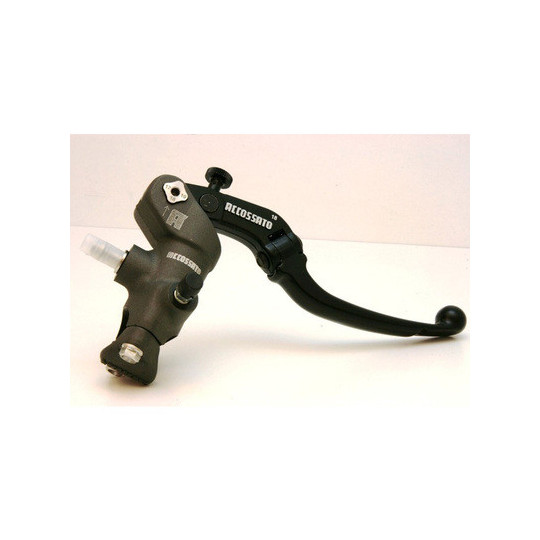 Maitre cylindre de frein PRS forgé Accossato - 16 X 17-18-19 levier repliable court (15 cm)
