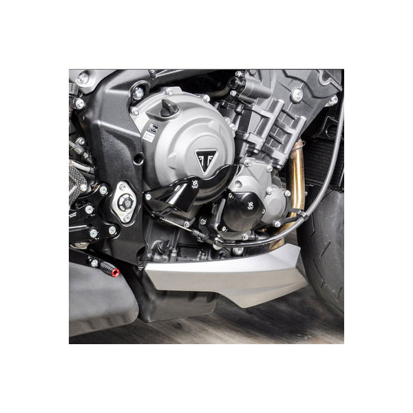 Protection d'embrayage moteur alu taillée masse Bonamici Triumph Street Triple 765 S, R, RS 17-21