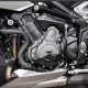 Protections moteur alu taillées masse Bonamici Triumph Street Triple 765 S, R, RS 17-21 Kit moteur 3 protections