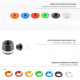 Pièces de rechange pour Protection cadre Lightech - Bague Aluminium diam 50 mm (la paire)