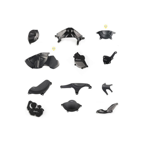 Protection moteur Lightech en alu taillé masse - Yamaha T-MAX 530 - 560 17-20 Kit protetcions carter