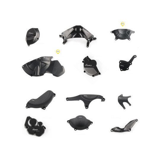 Protection moteur Lightech en alu taillé masse - Yamaha T-MAX 500 - 530 06-16 kit protections carter