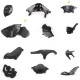 Protection moteur Lightech en alu taillé masse - Yamaha T-MAX 500 - 530 06-16 kit protections carter