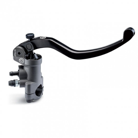 Maitre cylindre de frein forgé radial Brembo PR 16X18 levier repliable