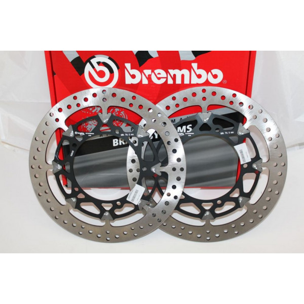 Disques de frein avant T-Drive Brembo - Triumph Daytona 675 06-17
