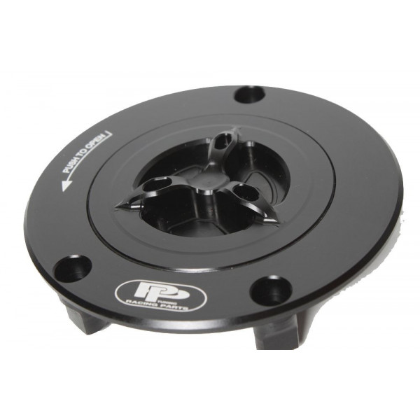 Bouchons de réservoir PP Tuning Suzuki SV 650 03-12 et 16-18 - quart de tour noir