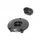 Bouchons de réservoir PP Tuning Yamaha MT09 13-22 - à visser noir