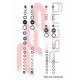 Kit de pistons / clapets de fourche FPK Ohlins - Aprilia RSV 1000 R 00-09 et RSV 1000 Tuono R 03-09