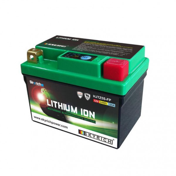 Batterie racing Lithium Skyrich super légère Triumph Daytona 675 et R 06-10