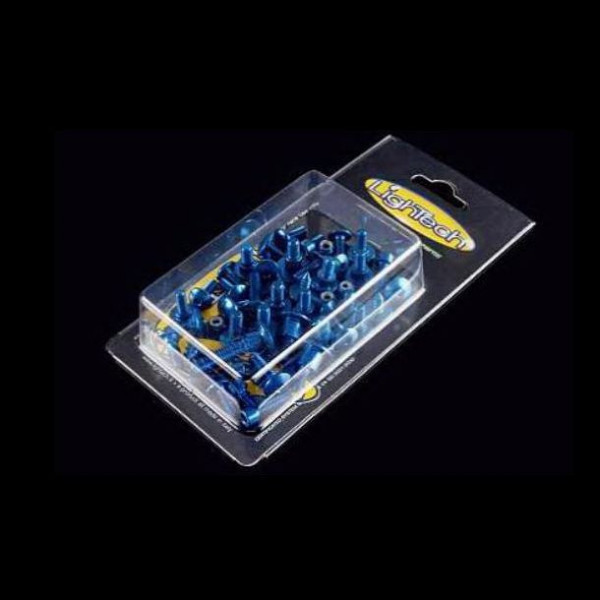 Kit de visserie Ergal Yamaha Ligthech MT09 et SP - TRACER - MT09 14-16 Kit habillage-carénage de 44 vis anodisées