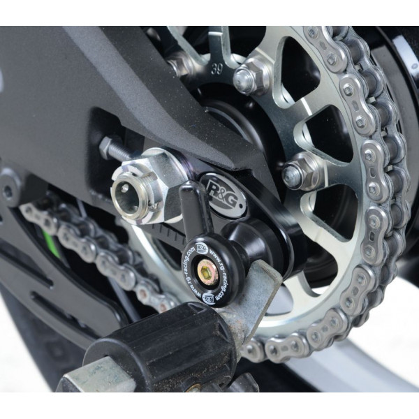 Diabolo/pion de béquille R&G - Kawasaki ZX10R 16-17 (avec platines)