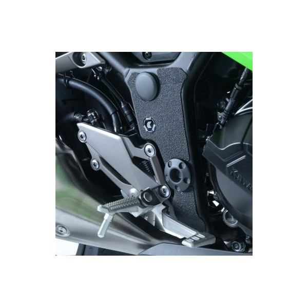 Protections autocollantes R&G de cadre et/ou bras oscillant ou platine talon...- Kawasaki NINJA 250 SL 16-17 en 3 pièces cadre