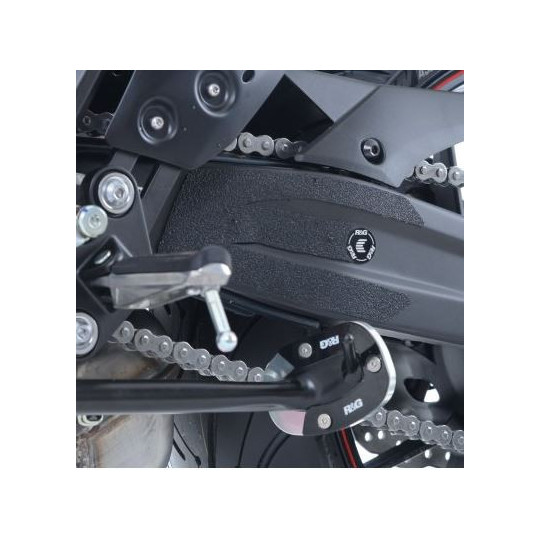Protections autocollantes R&G de cadre et/ou bras oscillant ou platine talon...- Yamaha MT07-ABS 14-17 en 2 pièces bras oscilla