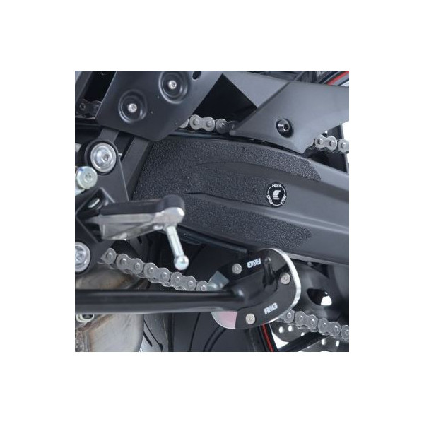 Protections autocollantes R&G de cadre et/ou bras oscillant ou platine talon...- Yamaha MT07-ABS 14-17 en 2 pièces bras oscilla