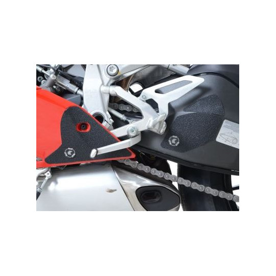 Protections autocollantes R&G de cadre et/ou bras oscillant ou platine talon...- Ducati 1199 et 1299 -R-S PANIGALE 12-17 en 2 pi