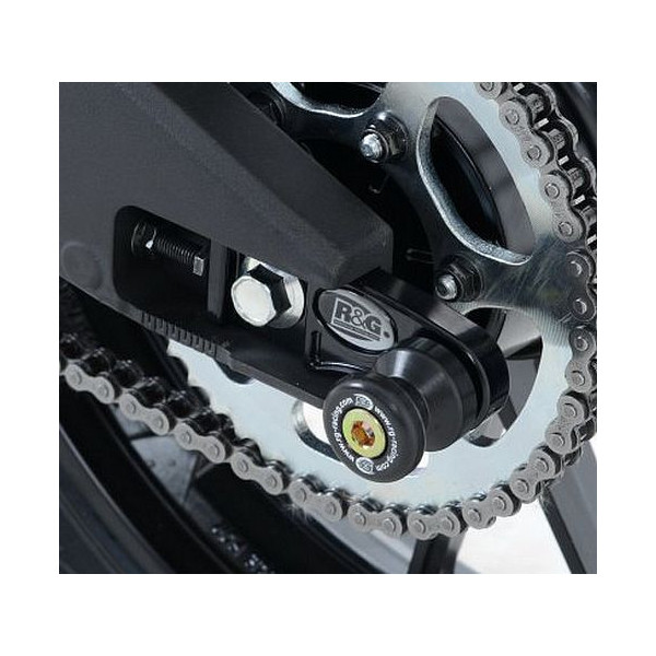 Diabolo/pion de béquille R&G - Yamaha YZF 125 R 08-17 (avec platines)