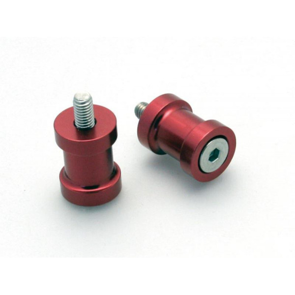 Pions de béquille ou diabolo R&G Racing Pions M6 - Rouge - tous modèles
