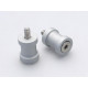 Pions de béquille ou diabolo R&G Racing Pions M8 - Argent - tous modèles