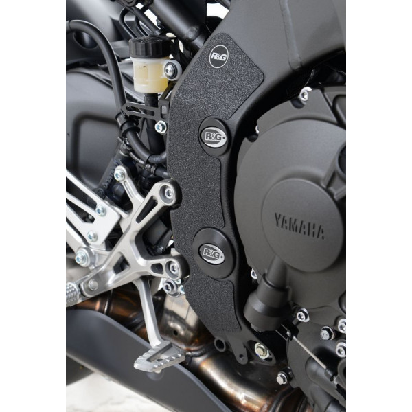 Kit tampon de protection de cadre R&G Racing Yamaha MT10 16-17 adhésifs anti-frottement (x2)