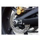 Protections bras oscillant LSL Crash Balls roue arrière Triumph Street Triple 675 07-12 Rouge