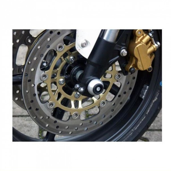 Protections bras oscillant LSL Crash Balls roue arrière Triumph Daytona 675 R ABS 13-16 Rouge