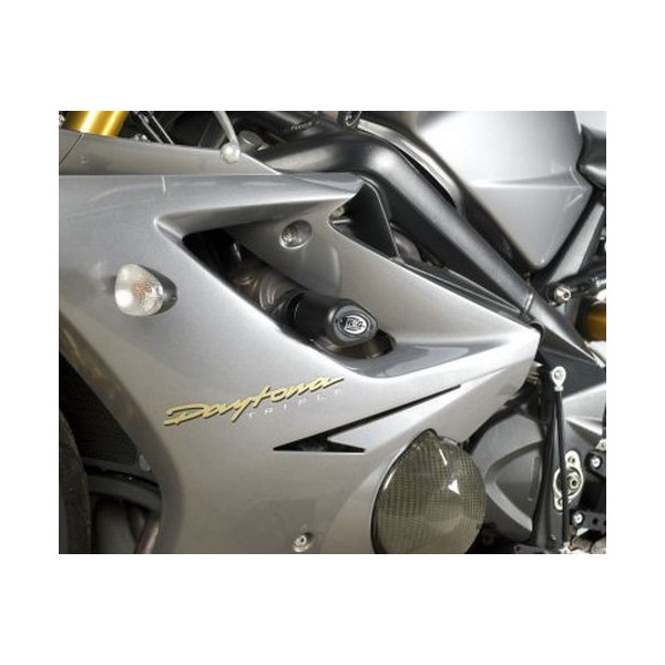 Kit tampon de protection de cadre R&G Racing Triumph Street triple 675 07-12 (version race-position basse)