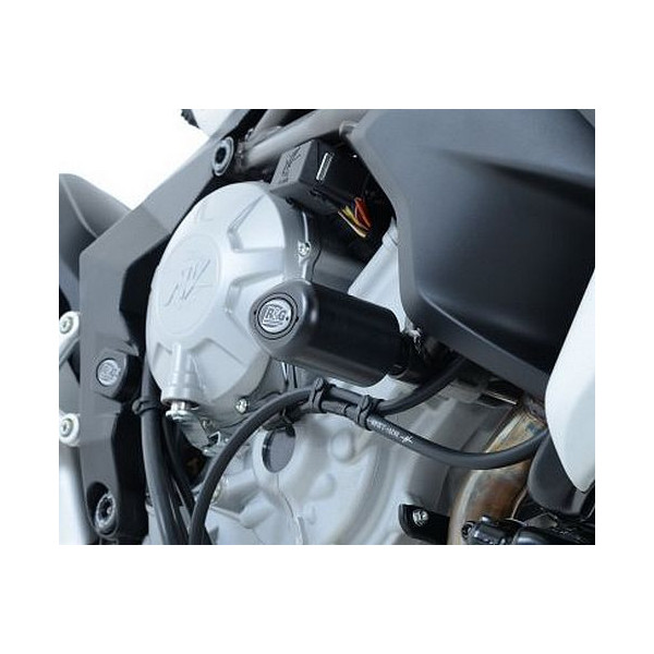 Kit tampon de protection de cadre R&G Racing MV Agusta Brutale 675-800 13-17