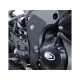 Protections autocollantes R&G de cadre et/ou bras oscillant ou platine talon...- Kawasaki Z 1000 SX 17-18 en 2 pièces cadre