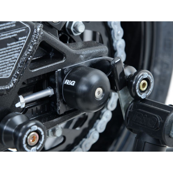 Protection de bras oscillant moto R&G Racing - Suzuki GSXR 600-750-1000 06-17 - axe ø 16 à 24 mm