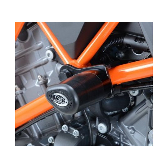 Kit tampon de protection de cadre R&G Racing KTM 1290 SUPERDUKE R 14-17 (avec platine)