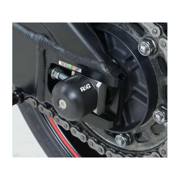 Protection de bras oscillant moto R&G Racing - Suzuki GSXR 600-750-1000 06-17 axe ø 14 à 19.5 mm