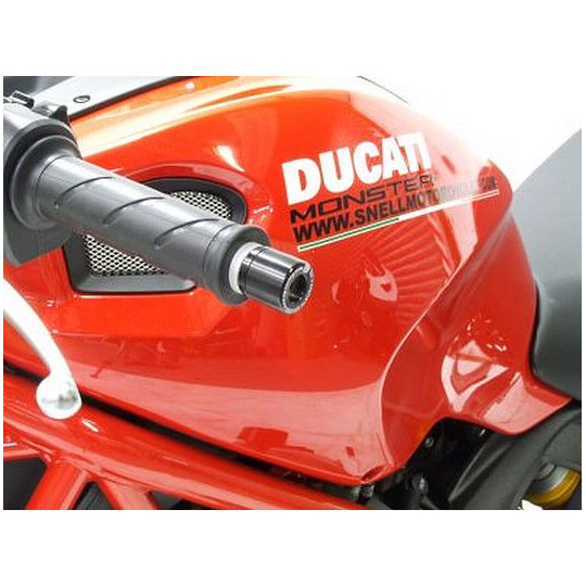 Embouts de guidons pour guidon d'origine R&G Racing - Ducati Streetfighter 848 et 1098 08-15